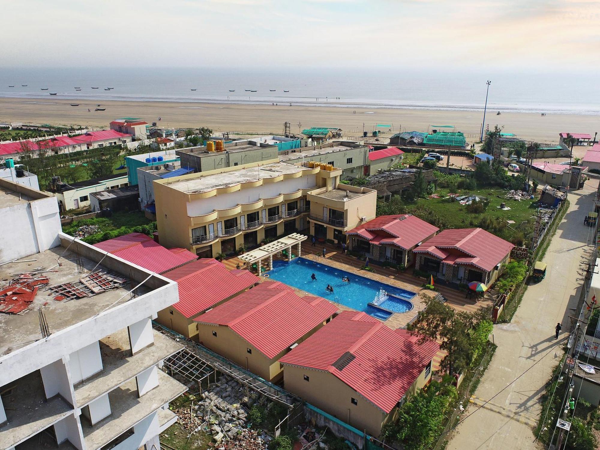 Aqua Blue Resort Private Limited Mandarmani Bagian luar foto
